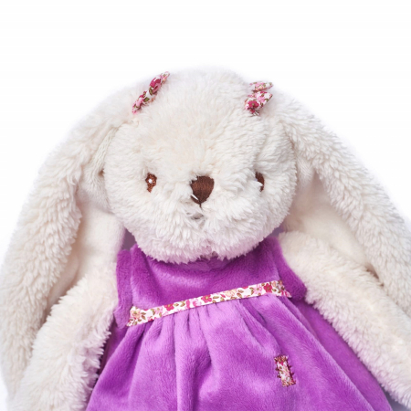 Iepure de plus cu rochita mov TILLY [4]