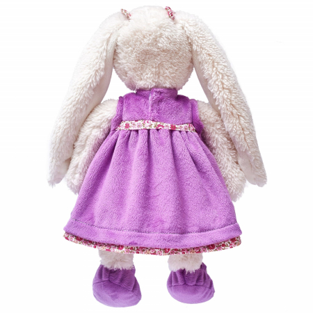 Iepure de plus cu rochita mov TILLY [3]