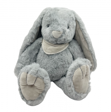 Jucarii De Plus & Pusculite - Iepure de plus LICORICE, Gri, 25cm