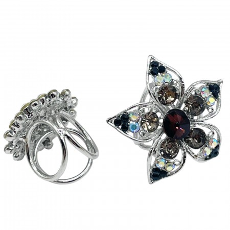 Inel pentru esarfa COLETTE, Argintiu, 4.5cm [2]
