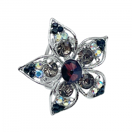 Inel pentru esarfa COLETTE, Argintiu, 4.5cm [1]