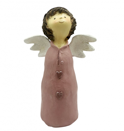 Figurine & Statuete - Inger decorativ ALICE, Roz, 15cm