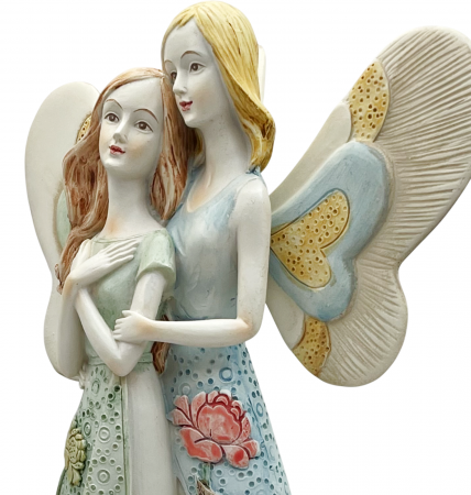 Figurina cu Ingeri SERENITY, Bleu, 14x25cm [1]