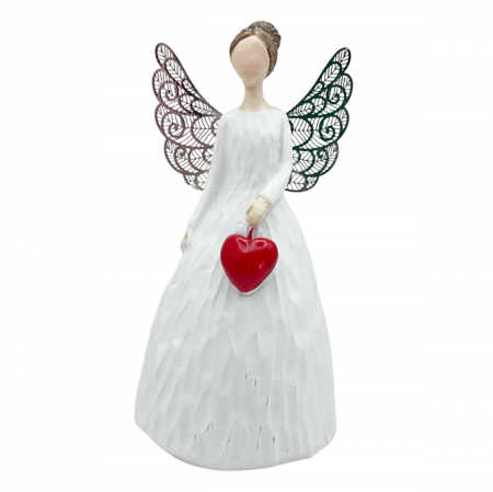 Figurine & Statuete - Inger decorativ LAILA, Alb, 10cm