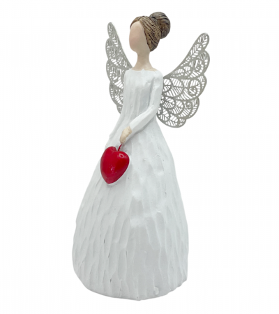 Inger decorativ LAILA, Alb, 10cm [1]