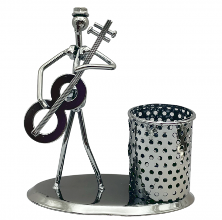 Obiecte Decorative - Instrumentist cu suport pixuri LEON, 12x13cm