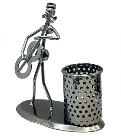 Instrumentist cu suport pixuri LEON, 12x13cm [1]