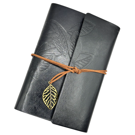 Agende & Articole De Scris - Jurnal Vintage NATURE - Agenda 13x18 cm - Neagra