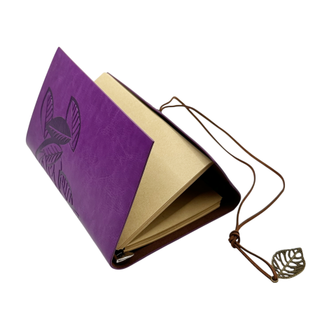 Jurnal Vintage NATURE - Agenda 13x18 cm - mov [1]