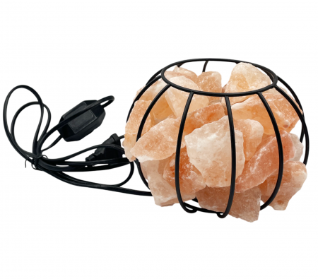 Lampa cu sare Himalaya CANASTA, 16x13cm [4]