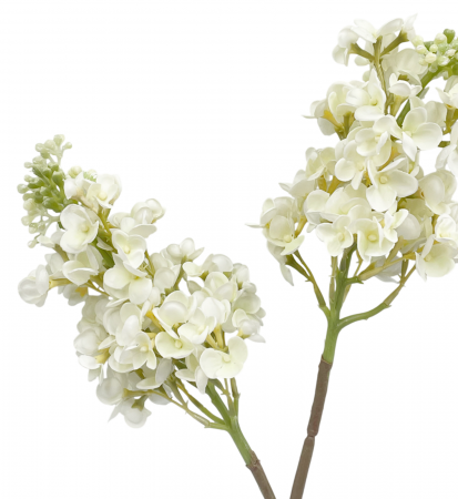 Liliac artificial CHARM, Alb, 60cm [1]