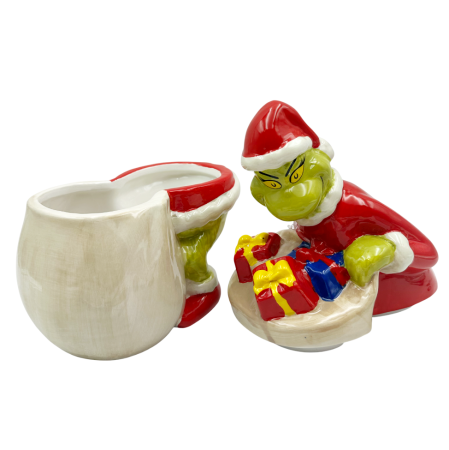 Borcan ceramic pentru dulciuri GRINCH - Decor Craciun [1]