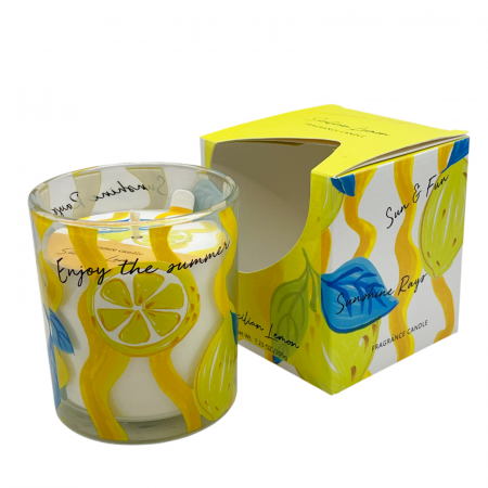 Aromaterapie - Lumanare parfumata SICILIAN LEMON, 205g