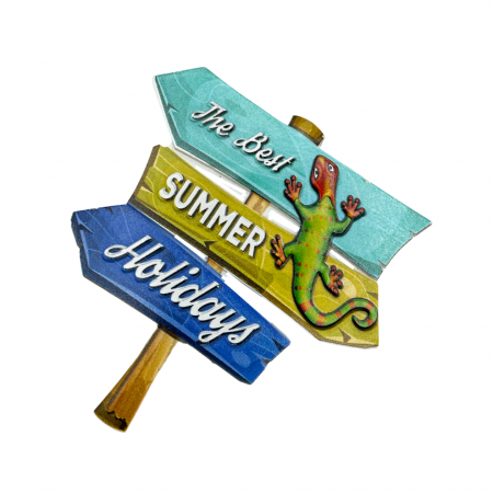 De Vara - Magnet decorativ SUMMER, 9x8cm
