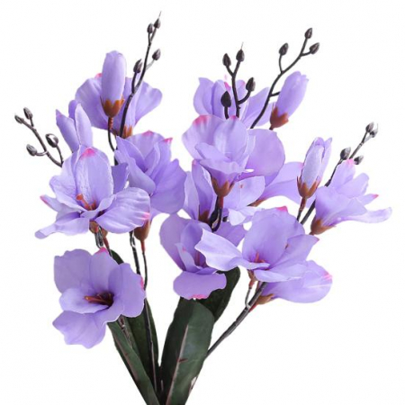 Flori Artificiale - Magnolie artificiala DEMETRA, Mov, 45cm