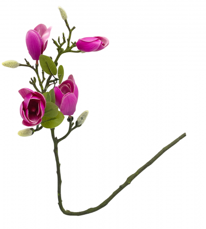 Magnolie artificiala QUEEN, Magenta, 60cm [1]
