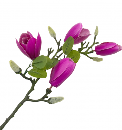 Magnolie artificiala QUEEN, Magenta, 60cm [2]