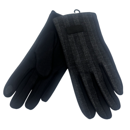 ACCESORII UTILE - Manusi pentru barbati ALFREDO, Negru Gri