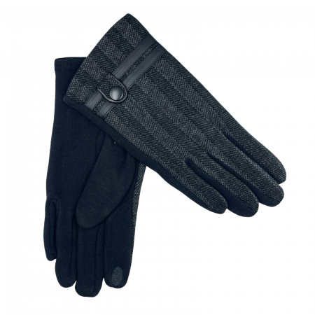 ACCESORII UTILE - Manusi pentru barbati ALFREDO, Negru Gri