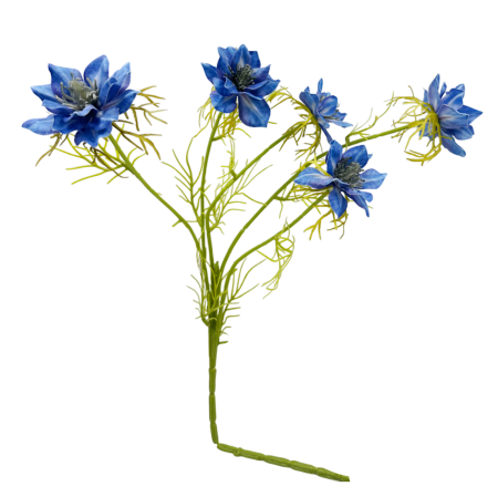 Flori artificiale NIGELLA, Albastru, 60cm [1]