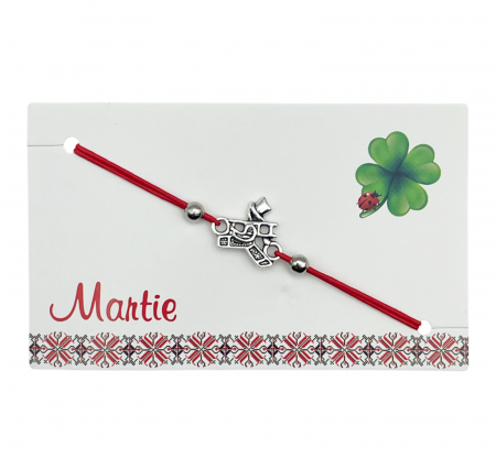 Martisor - Bratara snur elastic cu Cosar, BOB [1]