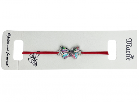 Martisor - Bratara snur elastic cu Fluture, DIDDY [1]