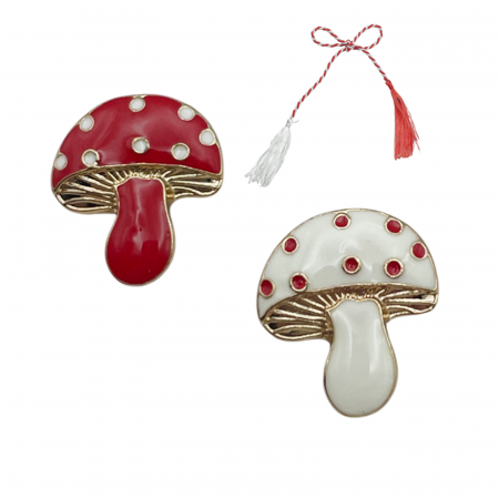 De Sezon - Martisor - Brosa CIUPERCUTA MIMY, Set 2 bucati