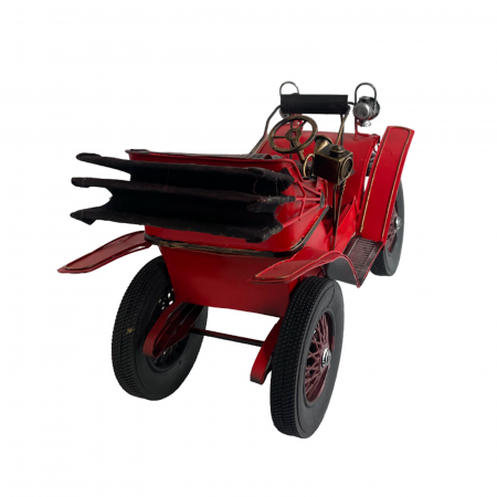 Masina retro ROADSTER, Rosu, 30cm, Metal [1]
