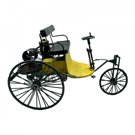 Obiecte Decorative - Masina retro Triciclu Benz 28x17x18cm, Metal