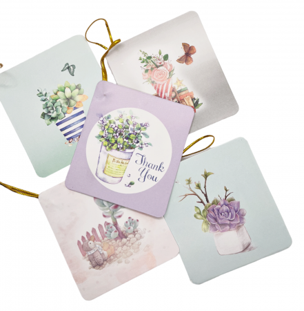 Felicitari, Pungi & Cutii Cadouri - Set 5 Minifelicitari BEST WISHES