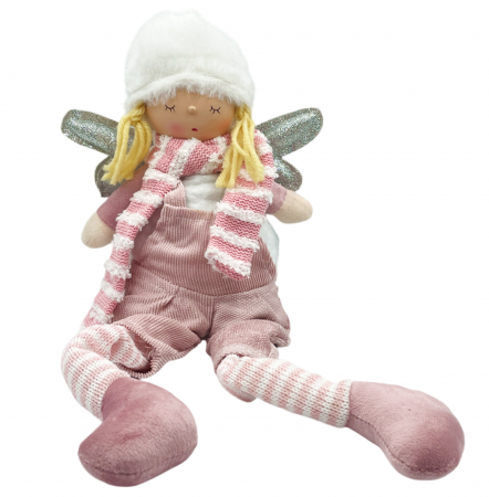 Figurina Craciun ZANA NATALIE, Roz, 23/35cm [1]
