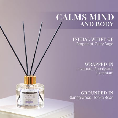Odorizant camera cu betisoare LAVENDER, S&S India [2]