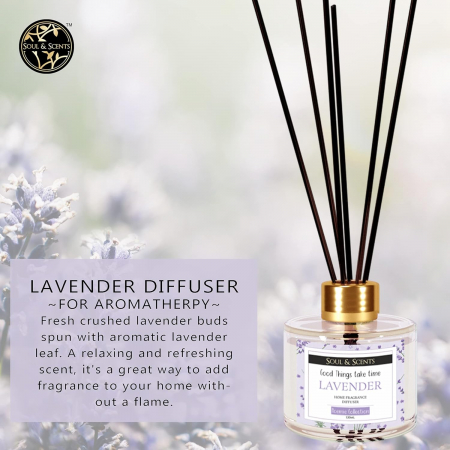 Odorizant camera cu betisoare LAVENDER, S&S India [1]