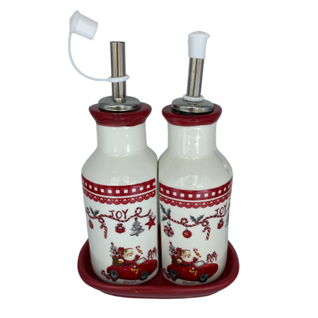 SERVIRE & DECORARE MASA CRACIUN - Decor Craciun Oliviera JOY, 11x12cm