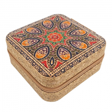 Organizatoare Bijuterii - Cutie pentru bijuterii LUZ, 12x12cm, Compartimentata