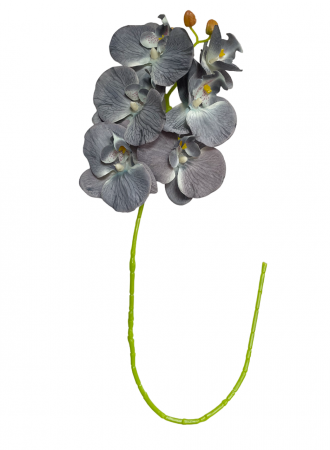 Orhidee artificiala GLORIA, Albastru ocean, 60cm [2]