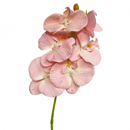 Flori Artificiale - Orhidee artificiala GLORIA, Roz somon, 60cm