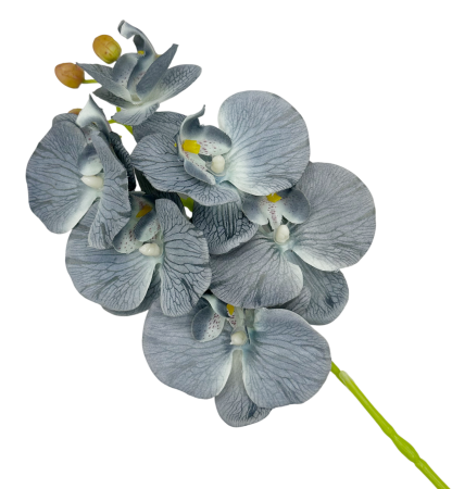 Decor De Vara - Orhidee artificiala CELESTE - Gri albastrui, 50 cm