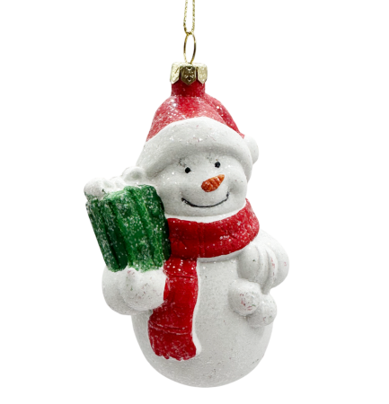 Globuri De Brad - Ornament brad Om de Zapada JOY, Alb, 11cm