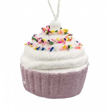 Colectia Roz & Mov - Ornament brad Briosa SWEETY, Lila, 7cm