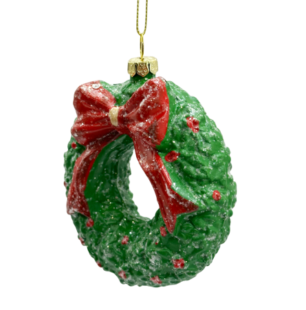 Ornament brad Coronita JOY, Verde, 9cm [1]