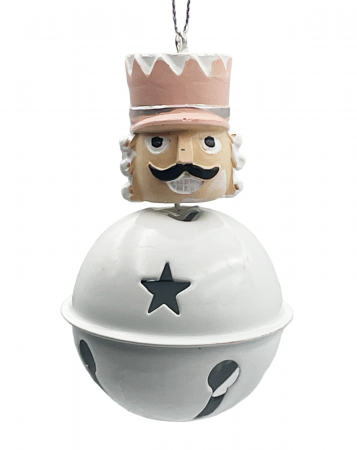 FIGURINE SPARGATORUL DE NUCI - Ornament brad Craciun Clopotel ARMIN, 9cm