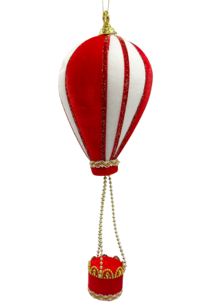 Colectia Clasic - Ornament brad Craciun Nacela rosie CHARM - decor elegant