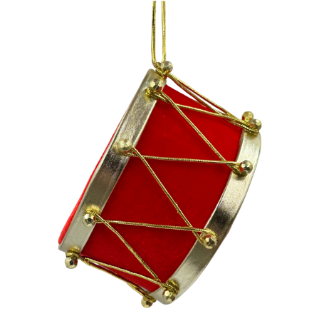 Ornament brad Craciun Toba CHARM, Rosu, 16x9.5cm [1]