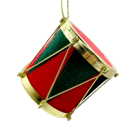 Ornament brad Craciun Toba CHARM, Rosu/ Verde, [1]