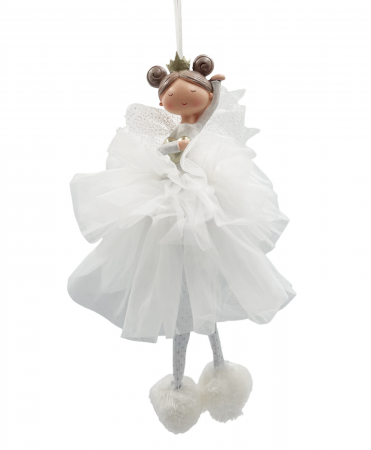 Figurine & Statuete - Figurina Zana ANGELIQUE, Alb, 33cm