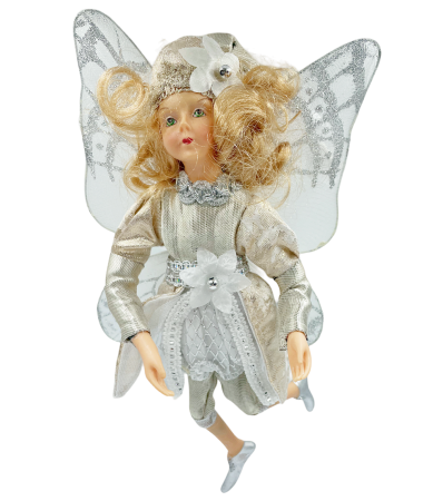 Ornament brad Craciun Zana FAY, Sampanie, 30cm [3]