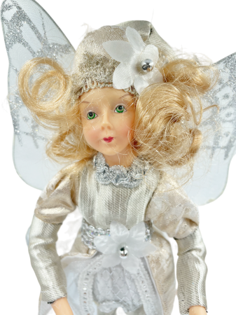 Ornament brad Craciun Zana FAY, Sampanie, 30cm [2]