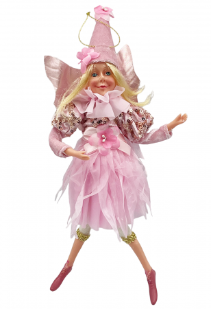 Colectia Roz & Mov - Ornament brad Craciun Zana SARA, Roz, 30cm