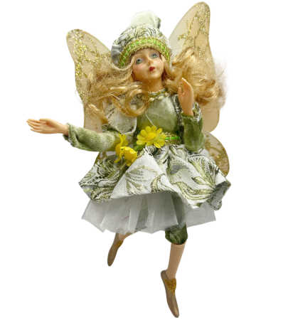 FIGURINE & PLUSURI - Ornament brad Craciun Zana FAY, Verde fistic, 30cm